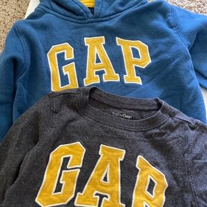 Baby Gap 2T hoodie and long sleeve shirt